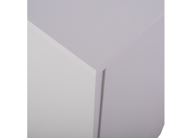 ΠΑΠΟΥΤΣΟΘΗΚΗ ΝΤΟΥΛΑΠΙ EMERIE ΞΥΛΙΝΗ HM2206.05 ΛΕΥΚΗ 60x40x80 εκ.