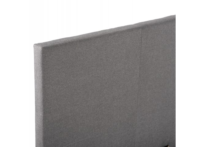 ΚΡΕΒΑΤΙ BECCA ΑΠΟ ΒΕΛΟΥΔΟ ΓΚΡΙ HM553.11 ΓΙΑ ΣΤΡΩΜΑ 150x200 EK.