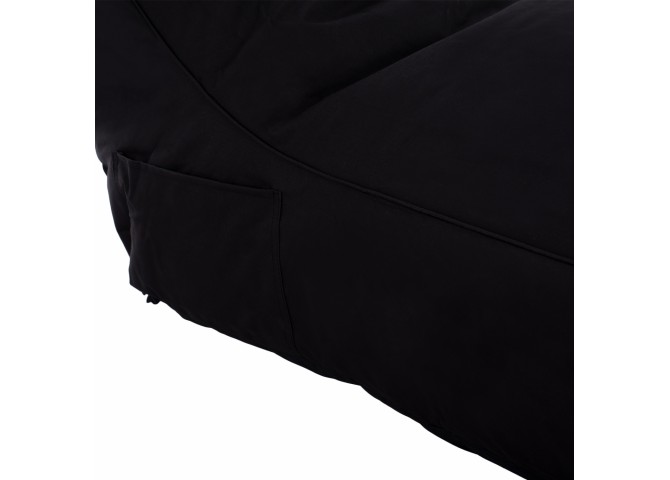 ΠΟΥΦ BLOOM ΑΔΙΑΒΡΟΧΟ HM5111.14 ΜΑΥΡΟ ΜΕ UV PROTECTION  106x70x61Υ εκ.