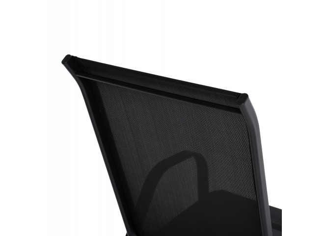 ΠΟΛΥΘΡΟΝΑ LEON ΜΕΤΑΛΛΙΚΗ ΜΕ ΜΑΥΡΟ TEXTLINE HM5000.03 55x72x91Υ εκ.