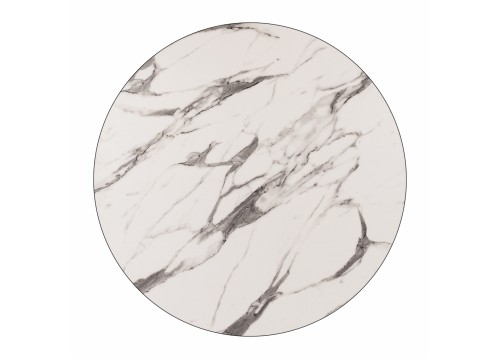 ΕΠΙΦΑΝΕΙΑ ΤΡΑΠΕΖΙΟΥ HPL HM5842.11 MARBLE WHITE-GREY Φ69 εκ. ΠΑΧΟΥΣ 12mm.