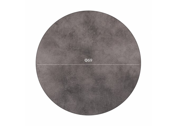 ΕΠΙΦΑΝΕΙΑ ΤΡΑΠΕΖΙΟΥ HPL HM5842.12 CEMENT Φ69 εκ. ΠΑΧΟΥΣ 12mm.