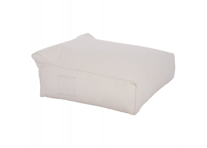 ΠΟΥΦ YAMIN 2ΑΤΟΜΩΝ ΜΕ TEXTILENE 600gr/m2 2X1 ΛΕΥΚΟ HM5773.11 140x140x40-60Υεκ.