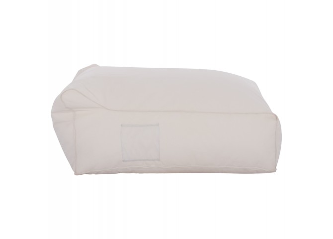 ΠΟΥΦ YAMIN 2ΑΤΟΜΩΝ ΜΕ TEXTILENE 600gr/m2 2X1 ΛΕΥΚΟ HM5773.11 140x140x40-60Υεκ.