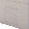 ΠΟΥΦ YAMIN 2ΑΤΟΜΩΝ ΜΕ TEXTILENE 600gr/m2 2X1 ΛΕΥΚΟ HM5773.11 140x140x40-60Υεκ.
