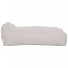 ΠΟΥΦ ΞΑΠΛΩΣΤΡΑ WADELIN HM5774.11 ΜΕ TEXTILINE ΛΕΥΚΟ 190x80x40-60Υ εκ.
