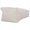 ΠΟΥΦ ΞΑΠΛΩΣΤΡΑ WADELIN HM5774.11 ΜΕ TEXTILINE ΛΕΥΚΟ 190x80x40-60Υ εκ.