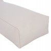 ΠΟΥΦ ΞΑΠΛΩΣΤΡΑ WADELIN HM5774.11 ΜΕ TEXTILINE ΛΕΥΚΟ 190x80x40-60Υ εκ.