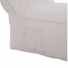 ΠΟΥΦ ΞΑΠΛΩΣΤΡΑ WADELIN HM5774.11 ΜΕ TEXTILINE ΛΕΥΚΟ 190x80x40-60Υ εκ.