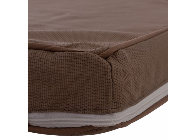 ΜΑΞΙΛΑΡΙ ΞΑΠΛΩΣΤΡΑΣ TEXTILENE 600gr/m2 2X1 SIFNOS ΜΟΚΑ HM11237.04T 194x70x11εκ.