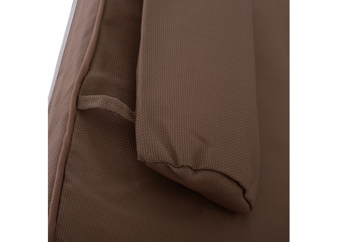 ΜΑΞΙΛΑΡΙ ΞΑΠΛΩΣΤΡΑΣ TEXTILENE 600gr/m2 2X1 SIFNOS ΜΟΚΑ HM11237.04T 194x70x11εκ.