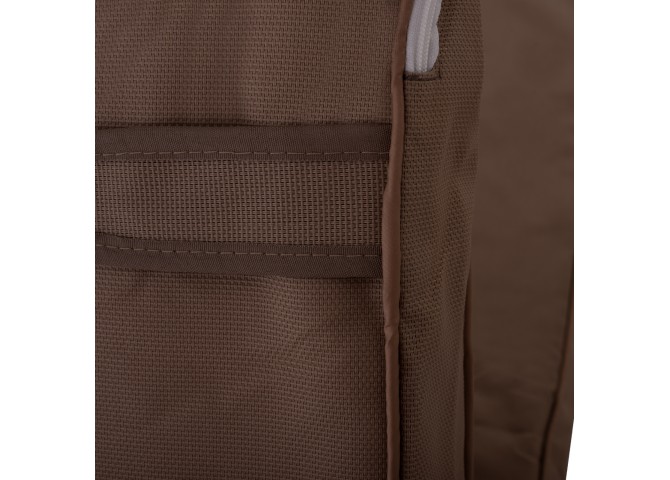 ΜΑΞΙΛΑΡΙ ΞΑΠΛΩΣΤΡΑΣ TEXTILENE 600gr/m2 2X1 SIFNOS HM11236.04T 196(117+1+78)x58x8 εκ.σ
