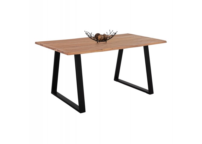 ΤΡΑΠΕΖΙ ΤΡΑΠΕΖΑΡΙΑΣ SOFIA SLIM HM8500.11 ΜΑΣΙΦ ΞΥΛΟ ΑΚΑΚΙΑΣ 160x90x76Υ εκ.
