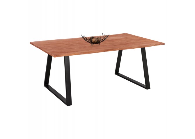 ΤΡΑΠΕΖΙ ΤΡΑΠΕΖΑΡΙΑΣ SOFIA SLIM HM8501.11 ΑΠΟ ΜΑΣΙΦ ΞΥΛΟ ΑΚΑΚΙΑΣ 200x100x77Υ εκ.