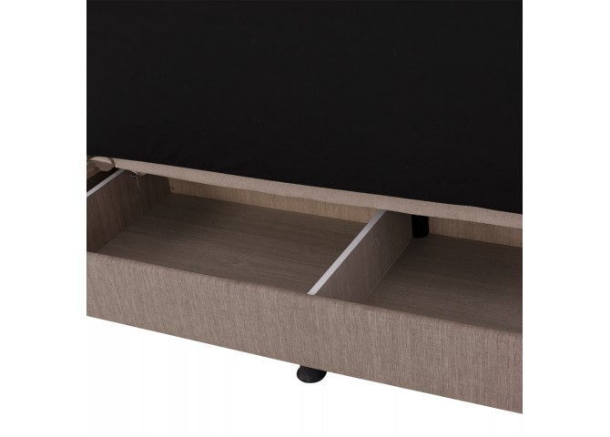 ΚΑΝΑΠΕΣ ΚΡΕΒΑΤΙ ANDRI ΤΡΙΘΕΣΙΟΣ ΜΠΕΖ HM3239.04 180x72x77 εκ.