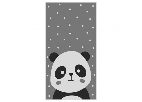 ΠΑΙΔΙΚΟ ΧΑΛΙ ΜΕ ΚΡΟΣΙΑ HM7678.14 PANDA ΓΚΡΙ 80Χ150 εκ.