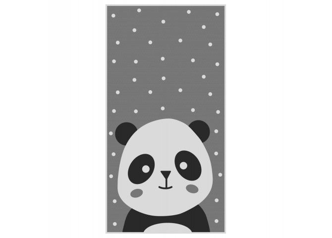 ΠΑΙΔΙΚΟ ΧΑΛΙ ΜΕ ΚΡΟΣΙΑ HM7678.14 PANDA ΓΚΡΙ 80Χ150 εκ.