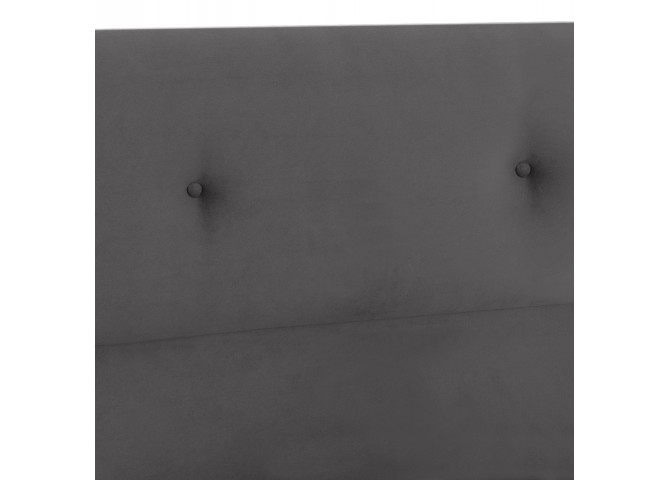 ΚΡΕΒΑΤΙ HM648.10 DOLORES, ΓΚΡΙ ΒΕΛΟΥΔΟ, 120x200 εκ