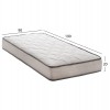 ΣΤΡΩΜΑ DREAMTOPIA ΣΕΙΡΑ ATLAS HM654.90 BONNELL SPRING 90x190 εκ.