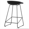 ΣΚΑΜΠΟ ΜΠΑΡ HM9299.02, ΜΑΥΡΟ, ΜΕΣΑΙΟΥ ΥΨΟΥΣ, 44x44x74 εκ.
