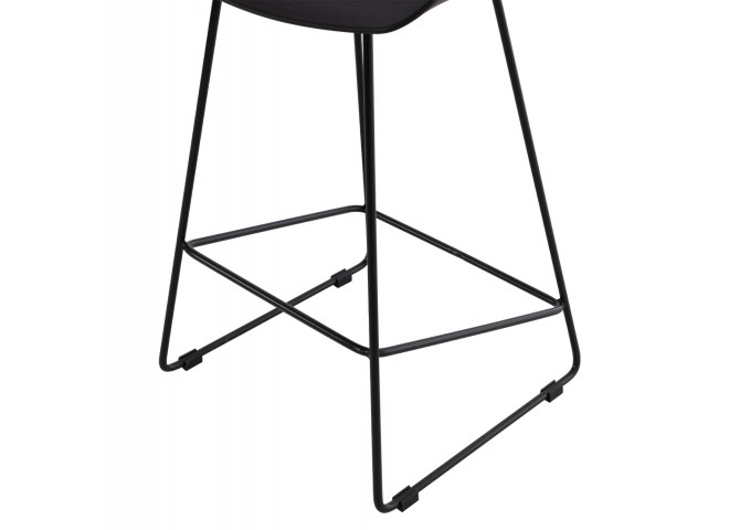 ΣΚΑΜΠΟ ΜΠΑΡ HM9299.02, ΜΑΥΡΟ, ΜΕΣΑΙΟΥ ΥΨΟΥΣ, 44x44x74 εκ.