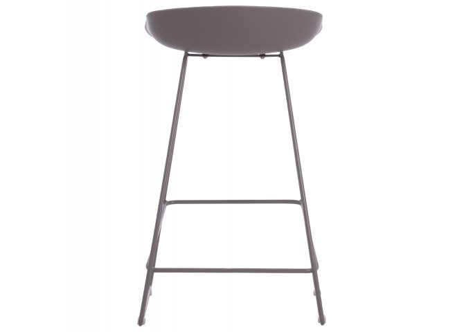 ΣΚΑΜΠΟ ΜΠΑΡ HM9299.10, ΓΚΡΙ, ΜΕΣΑΙΟΥ ΥΨΟΥΣ, 44x44x74 εκ.