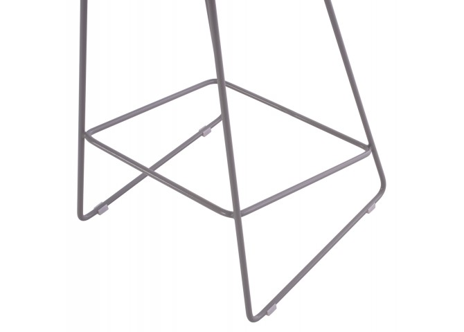 ΣΚΑΜΠΟ ΜΠΑΡ HM9299.10, ΓΚΡΙ, ΜΕΣΑΙΟΥ ΥΨΟΥΣ, 44x44x74 εκ.