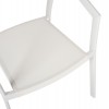 ΠΟΛΥΘΡΟΝΑ ΑΛΟΥΜΙΝΙΟΥ ΛΕΥΚΗ PE RATTAN TEXTLINE 45x63x82Υεκ.HM5891.02