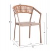 ΠΟΛΥΘΡΟΝΑ ΑΛΟΥΜΙΝΙΟΥ ΕΠΑΓΓΕΛΜΑΤΙΚΗ ΣΑΜΠΑΝΙΖΕ RATTAN & TEXTLINE 45x63x82Yεκ.HM5891.03