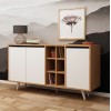 ΜΠΟΥΦΕΣ ΜΕΛΑΜΙΝΗΣ ΚΑΡΥΔΙ ΚΑΙ ΛΕΥΚΟ 140x40x86Yεκ.HM9432.02