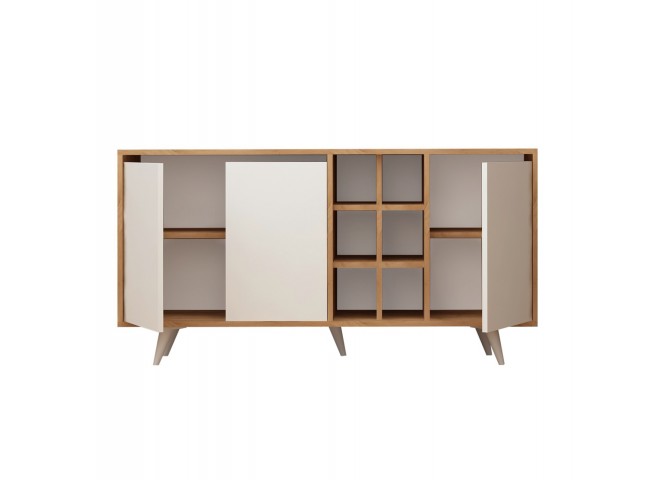 ΜΠΟΥΦΕΣ ΜΕΛΑΜΙΝΗΣ ΚΑΡΥΔΙ ΚΑΙ ΛΕΥΚΟ 140x40x86Yεκ.HM9432.02