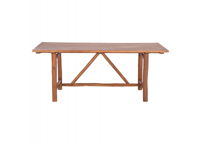 ΤΡΑΠΕΖΙ ΑΠΟ ΞΥΛΟ ΜΑΣΙΦ ΤΕΑΚ 220X100X78Υεκ.HM9390.01