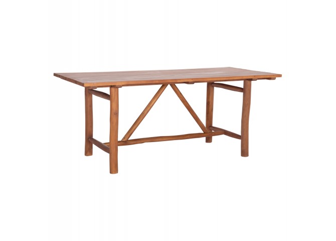 ΤΡΑΠΕΖΙ ΑΠΟ ΞΥΛΟ ΜΑΣΙΦ ΤΕΑΚ 220X100X78Υεκ.HM9390.01