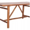 ΤΡΑΠΕΖΙ ΑΠΟ ΞΥΛΟ ΜΑΣΙΦ ΤΕΑΚ 220X100X78Υεκ.HM9390.01