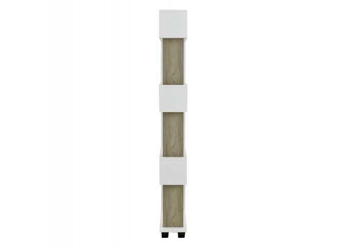 ΒΙΒΛΙΟΘΗΚΗ ΜΕΛΑΜΙΝΗΣ OWL ΚΑΡΥΔΙ ΜΕ ΛΕΥΚΟ 60x19,5x165Yεκ.HM8923.11