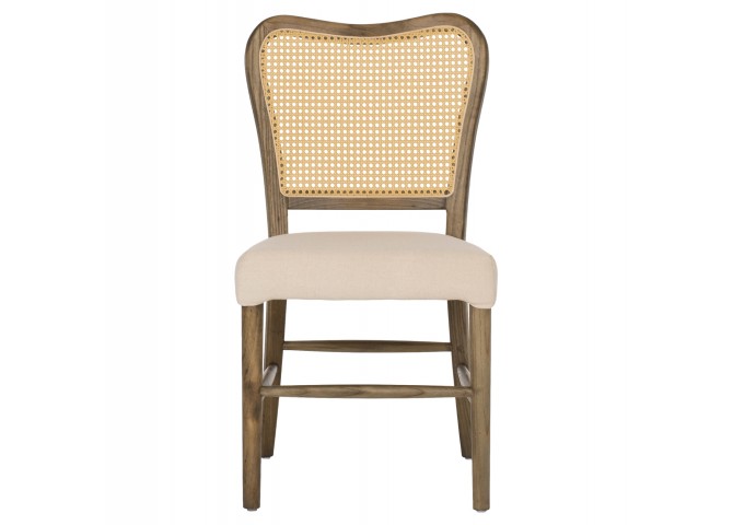 ΚΑΡΕΚΛΑ ΕΠΑΓΓΕΛΜΑΤΙΚΗ ΤΟΟΝ ΞΥΛΟ RATTAN ΥΦΑΣΜΑ 48x54x90Υεκ.HM9406.04