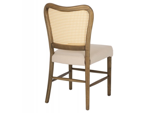 ΚΑΡΕΚΛΑ ΕΠΑΓΓΕΛΜΑΤΙΚΗ ΤΟΟΝ ΞΥΛΟ RATTAN ΥΦΑΣΜΑ 48x54x90Υεκ.HM9406.04