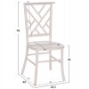 ΚΑΡΕΚΛΑ ΕΠΑΓΓΕΛΜΑΤΙΚΗ ΤΟΟΝ ΞΥΛΟ WHITE WASH 41x46x95Υεκ.HM9410.05