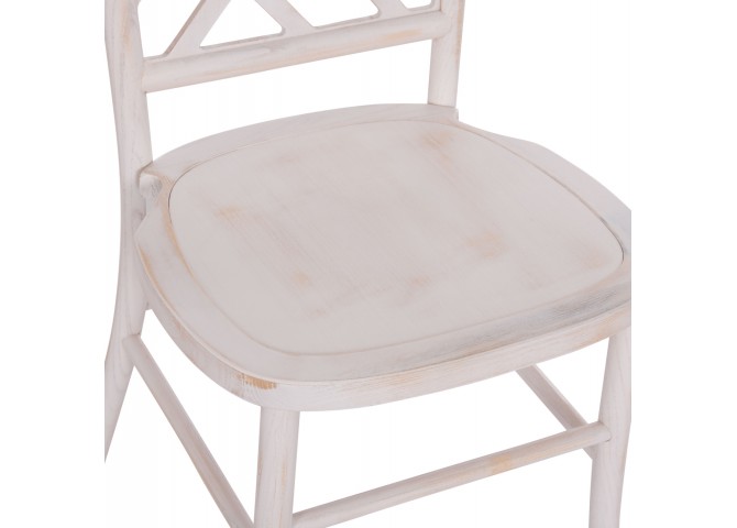 ΚΑΡΕΚΛΑ ΕΠΑΓΓΕΛΜΑΤΙΚΗ ΤΟΟΝ ΞΥΛΟ WHITE WASH 41x46x95Υεκ.HM9410.05