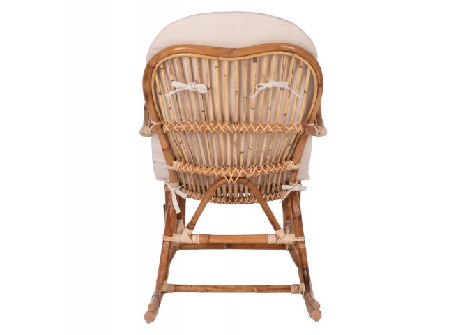 ΚΟΥΝΙΣΤΗ ΠΟΛΥΘΡΟΝΑ ΜΕ ΜΑΞΙΛΑΡΙ SANTA FE RATTAN HM9343 60x103x90Υ εκ.