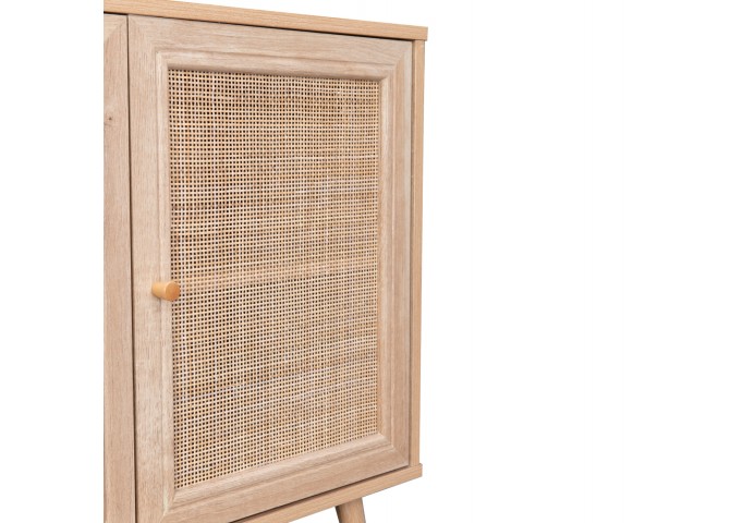 ΜΠΟΥΦΕΣ ΜΕΛΑΜΙΝΗΣ COLM- ΣΥΝΘ. RATTAN ΣΤΙΣ ΠΟΡΤΕΣ HM9220.11 120Χ39Χ70Υεκ.