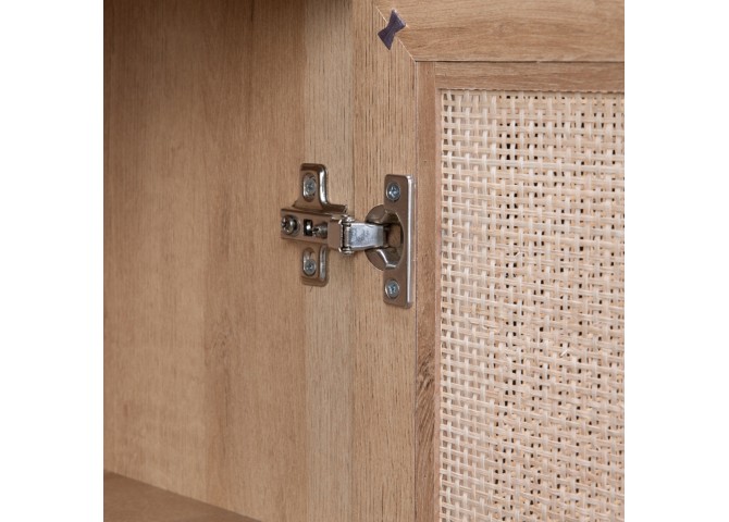ΜΠΟΥΦΕΣ ΜΕΛΑΜΙΝΗΣ COLM- ΣΥΝΘ. RATTAN ΣΤΙΣ ΠΟΡΤΕΣ HM9220.11 120Χ39Χ70Υεκ.