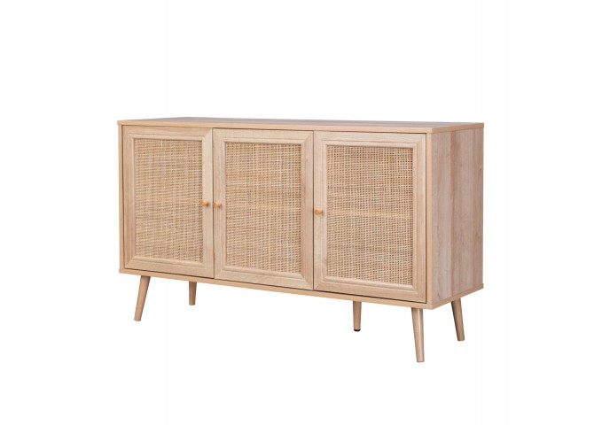 ΜΠΟΥΦΕΣ ΜΕΛΑΜΙΝΗΣ COLM- ΣΥΝΘ. RATTAN ΣΤΙΣ ΠΟΡΤΕΣ HM9220.11 120Χ39Χ70Υεκ.