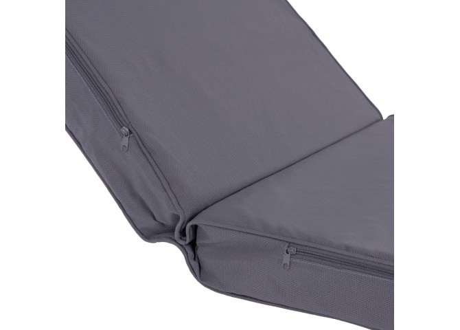 ΜΑΞΙΛΑΡΙ ΞΑΠΛΩΣΤΡΑΣ TEXTILENE 600gr/m2 SIFNOS ΓΚΡΙ HM11237.30T 194x70x11Yεκ.