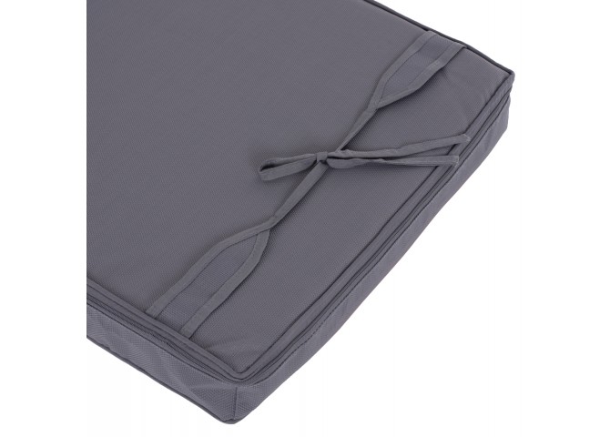 ΜΑΞΙΛΑΡΙ ΞΑΠΛΩΣΤΡΑΣ TEXTILENE 600gr/m2 SIFNOS ΓΚΡΙ HM11237.30T 194x70x11Yεκ.