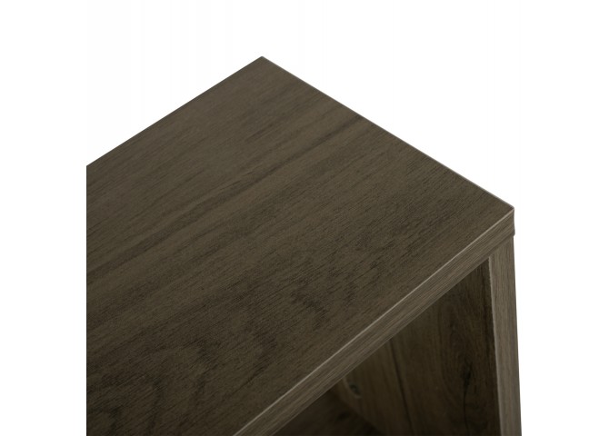 ΒΟΗΘΗΤΙΚΟ ΤΡΑΠΕΖΙ ΜΕ ΡΑΦΙΑ AMEER ΜΕΛΑΜΙΝΗ ΣΕ OLIVE GREY ΧΡΩΜΑ HM8881.12 50x17x56Υεκ.