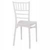 ΚΑΡΕΚΛΑ ΠΟΛΥΠΡΟΠΥΛΕΝΙΟΥ CATERING TIFFANY HM8058.31 ΛΕΥΚΟ 40x46,5x88Υ εκ.