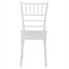 ΚΑΡΕΚΛΑ ΠΟΛΥΠΡΟΠΥΛΕΝΙΟΥ CATERING TIFFANY HM8058.31 ΛΕΥΚΟ 40x46,5x88Υ εκ.