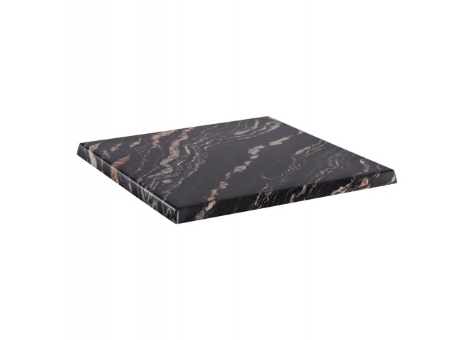 ΕΠΙΦΑΝΕΙΑ ΤΡΑΠΕΖΙΟΥ 5787 ΤΕΤΡΑΓΩΝΗ WERZALIT 60Χ60εκ. BLACK GOLD MARBLE HM5229.15