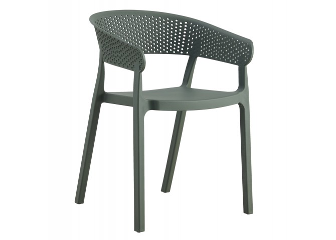 ΠΟΛΥΘΡΟΝΑ ΠΟΛΥΠΡΟΠΥΛΕΝΙΟΥ DARK OLIVE HM5941.07 53,5x50,5x73Υ εκ.